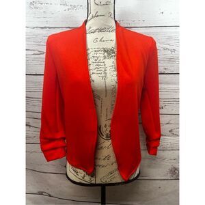 Carolina Belle XS‎ orange 3/4 sleeve jacket - 3056